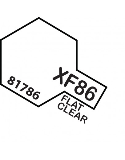 TAMIYA ACRYLIC PAINT - XF-86 Flat Clear