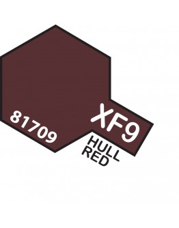 TAMIYA ACRYLIC PAINT - XF-09 Hull Red