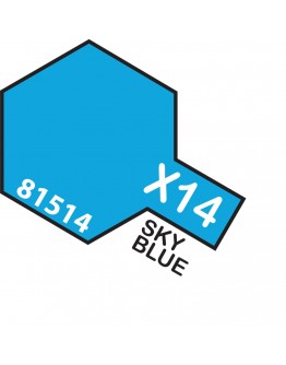TAMIYA ACRYLIC PAINT - X-14 Sky Blue