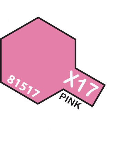 TAMIYA ACRYLIC PAINT - X-17 Pink