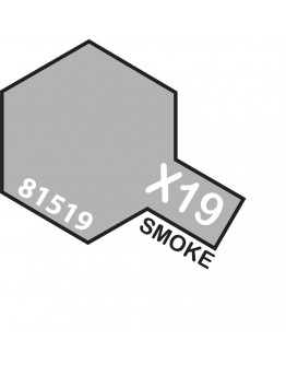 TAMIYA ACRYLIC PAINT - X-19 Smoke