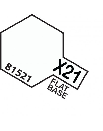 TAMIYA ACRYLIC PAINT - X-21 Flat Base