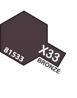 TAMIYA ACRYLIC PAINT - X-33 Bronze