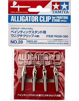 TAMIYA CRAFT TOOLS - 74528 - ALLIGATOR CLIP FOR PAINTING STAND [4 PCS] - TA74528