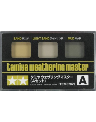 TAMIYA CRAFT TOOLS - 87079 - WEATHERING MASTER SET A - TA87079