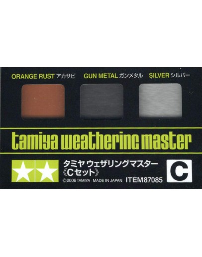 TAMIYA CRAFT TOOLS - 87085 - WEATHERING MASTER SET C - TA87085