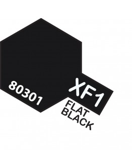TAMIYA ENAMEL PAINT - XF-01 Flat Black 