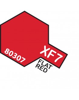 TAMIYA ENAMEL PAINT - XF-07 Flat Red