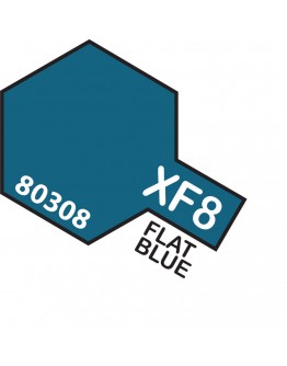 TAMIYA ENAMEL PAINT - XF-08 Flat Blue