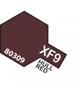 TAMIYA ENAMEL PAINT - XF-09 Hull Red 