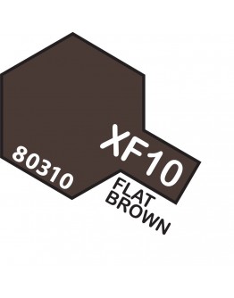TAMIYA ENAMEL PAINT - XF-10 Flat Brown