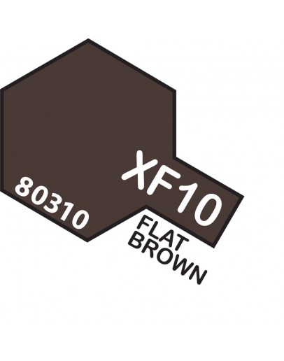 TAMIYA ENAMEL PAINT - XF-10 Flat Brown