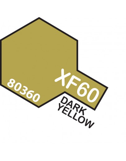 TAMIYA ENAMEL PAINT - XF-60 Dark Yellow