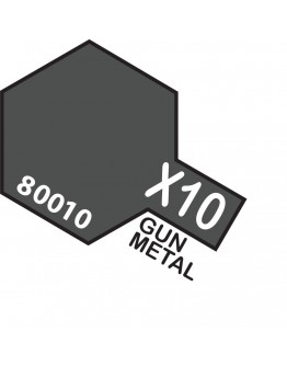 TAMIYA ENAMEL PAINT - X-10 Gun Metal 
