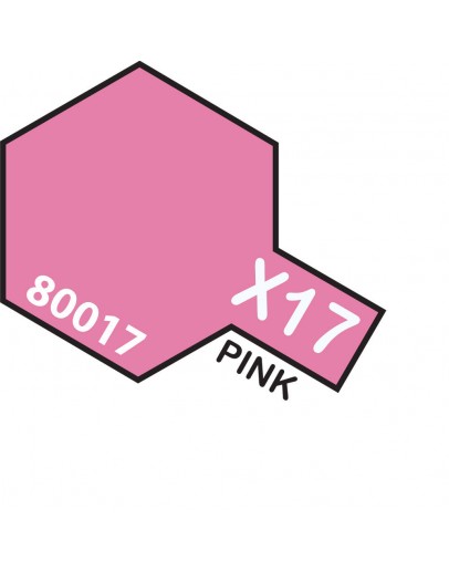 TAMIYA ENAMEL PAINT - X-17 Pink