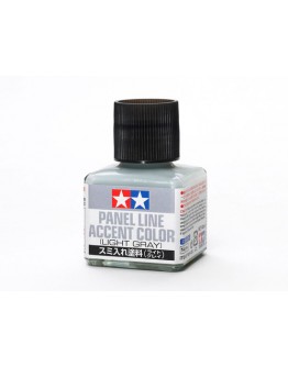 TAMIYA PAINT ACCESSORIES - 87189 - Panel Line Accent Color Light Grey (40ml)