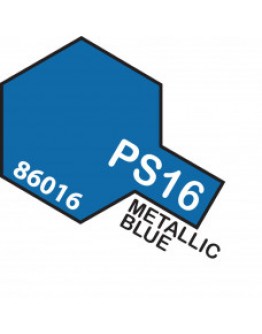 TAMIYA POLYCARBONATE SPRAY CANS - PS-16 Metallic Blue