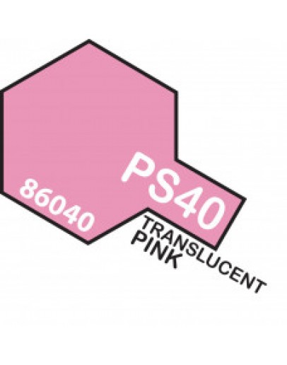 TAMIYA POLYCARBONATE SPRAY CANS - PS-40 Translucent Pink