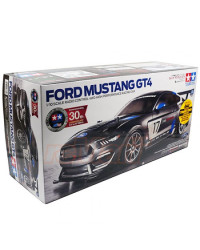 TAMIYA 1/10 SCALE MODEL R/C CAR KIT - 58664 FORD MUSTANG GT4 w/ESC TA58664