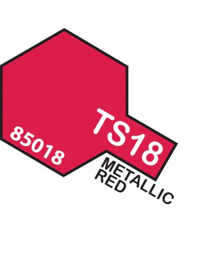TAMIYA SPRAY CANS - TS-18 Metallic Red