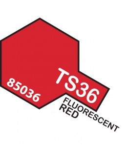 TAMIYA SPRAY CANS - TS-36 Fluorescent Red 