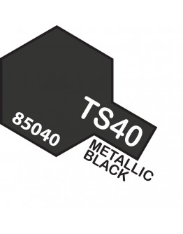 TAMIYA SPRAY CANS - TS-40 Metallic Balck