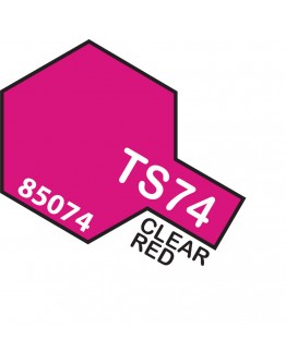 TAMIYA SPRAY CANS - TS-74 Clear Red