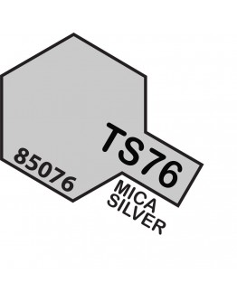 TAMIYA SPRAY CANS - TS-76 Mica Silver 