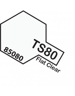 TAMIYA SPRAY CANS - TS-80 Flat Clear 