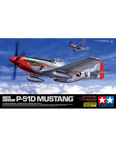 TAMIYA 1/32 SCALE MODEL KIT 60322 North American P-51D Mustang