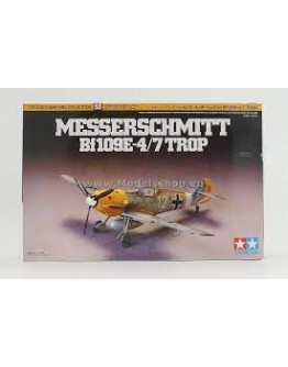 TAMIYA 1/72 SCALE MODEL KIT 60755 - MESSERSCHMITT BF109E-4/7 TROP TA60755