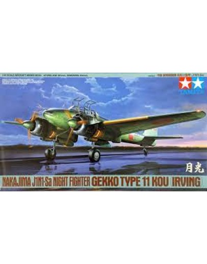 TAMIYA 1/48 SCALE MODEL AIRCRAFT KIT - 61093 - Nakajima J1N1-Sa GEKKO TYPE 11 KOU TA61093