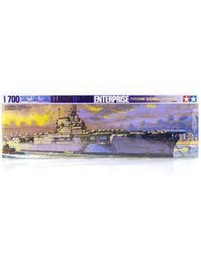 TAMIYA 1/700 WATER LINE SERIES SCALE MODEL KIT 77514 - USS ENTERPRISE WW2 TA77514