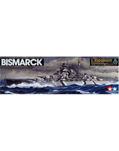 TAMIYA 1/350 SCALE MODEL KIT 78013 - German Battleship Bismark