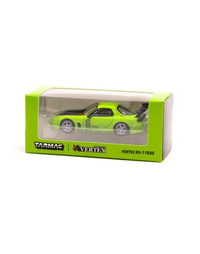 TARMAC 1/64 SCALE DIE-CAST MODEL CAR - TW64G022LG - VERTEX RX-7 FD3S