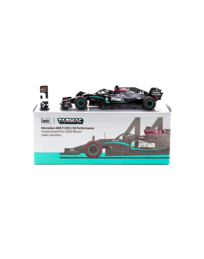 TARMAC 1/64 SCALE DIE-CAST MODEL CAR - TW64G036L1 - MERCEDES-AMG F1 W11 EQ PERFORMACE - LEWIS HAMILTON