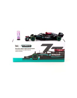 TARMAC 1/64 SCALE DIE-CAST MODEL CAR - TW64G036V1 - MERCEDES-AMG F1 W12 E PERFORMANCE - VALTTERI BOTTAS