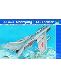 TRUMPETER 1/32 SCALE MODEL AIRCRAFT KIT - 02208 - Shenyang FT-6 Trainer
