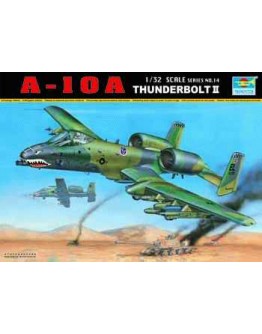TRUMPETER 1/32 SCALE MODEL AIRCRAFT KIT - 02214 - A-10A Thunderbolt II