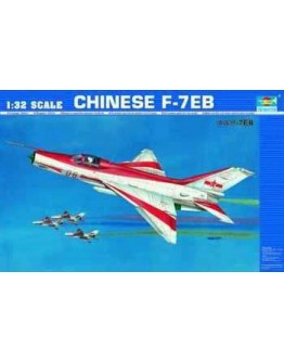 TRUMPETER 1/32 SCALE MODEL AIRCRAFT KIT - 02217 - Chinese F-7EB