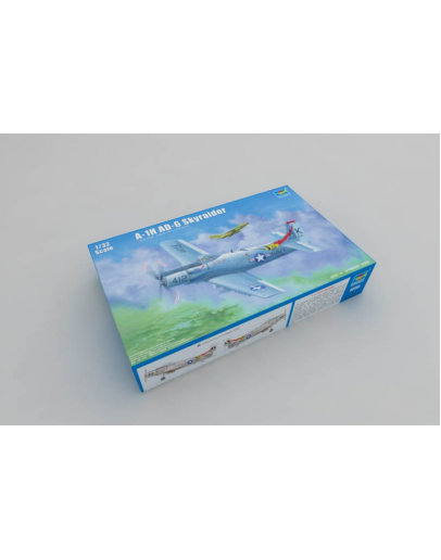 TRUMPETER 1/32 SCALE MODEL AIRCRAFT KIT - 02253 - A-1H AD-6 Skyraider 