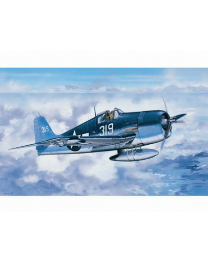 TRUMPETER 1/32 SCALE MODEL AIRCRAFT KIT - 02258 - F6F-3N Hellcat Night Fighter 