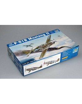 TRUMPETER 1/32 SCALE MODEL AIRCRAFT KIT - 02274 - P-51B Mustang II