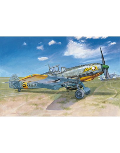 TRUMPETER 1/32 SCALE MODEL AIRCRAFT KIT - 02291 - Messerschmitt Bf 109 E-7