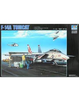 TRUMPETER 1/32 SCALE MODEL AIRCRAFT KIT - 03201 - F14A TOMCAT TR03201