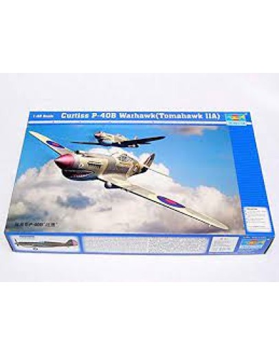 TRUMPETER 1/48 SCALE MODEL AIRCRAFT KIT - 02807 P0-40B WARHAWK (TOMAHAWK 11A) TR02807