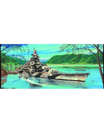 TRUMPETER 1/700 SCALE MODEL SHIP KIT - 05712 - Germany Tirpitz Battleship 1944