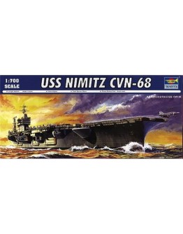 TRUMPETER 1/700 SCALE MODEL SHIP KIT - 05714 - USS NIMITZ CVN-68 AIRCRAFT CARRIER TR05714