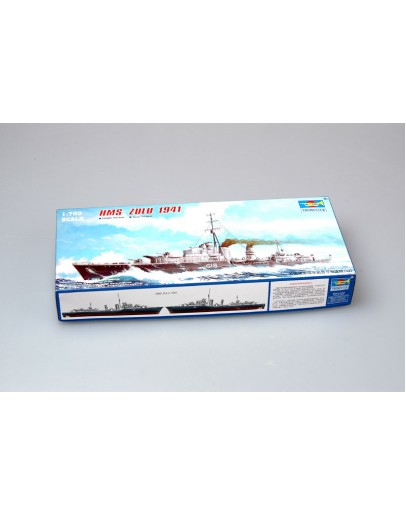 TRUMPETER 1/700 SCALE MODEL SHIP KIT - 05758 - HSM Zulu 1941