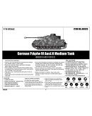 TRUMPETER 1/16 SCALE MILITARY MODEL KIT - 00920 - German Pzkpfw IV Ausf.H Medium Tank